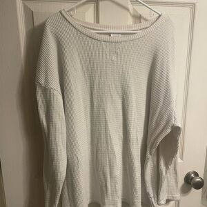 Serra Women's Cream Waffle Knit Sweater